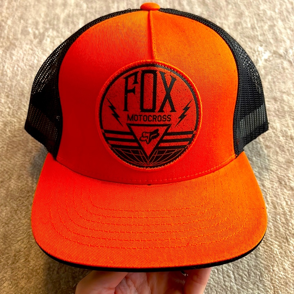 FOX Racing Mesh SnapBack Orange & Black